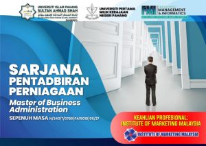 SARJANA PENTADBIRAN PERNIAGAAN (N/340/7/0789) (05/27) (MQA/PA15018)