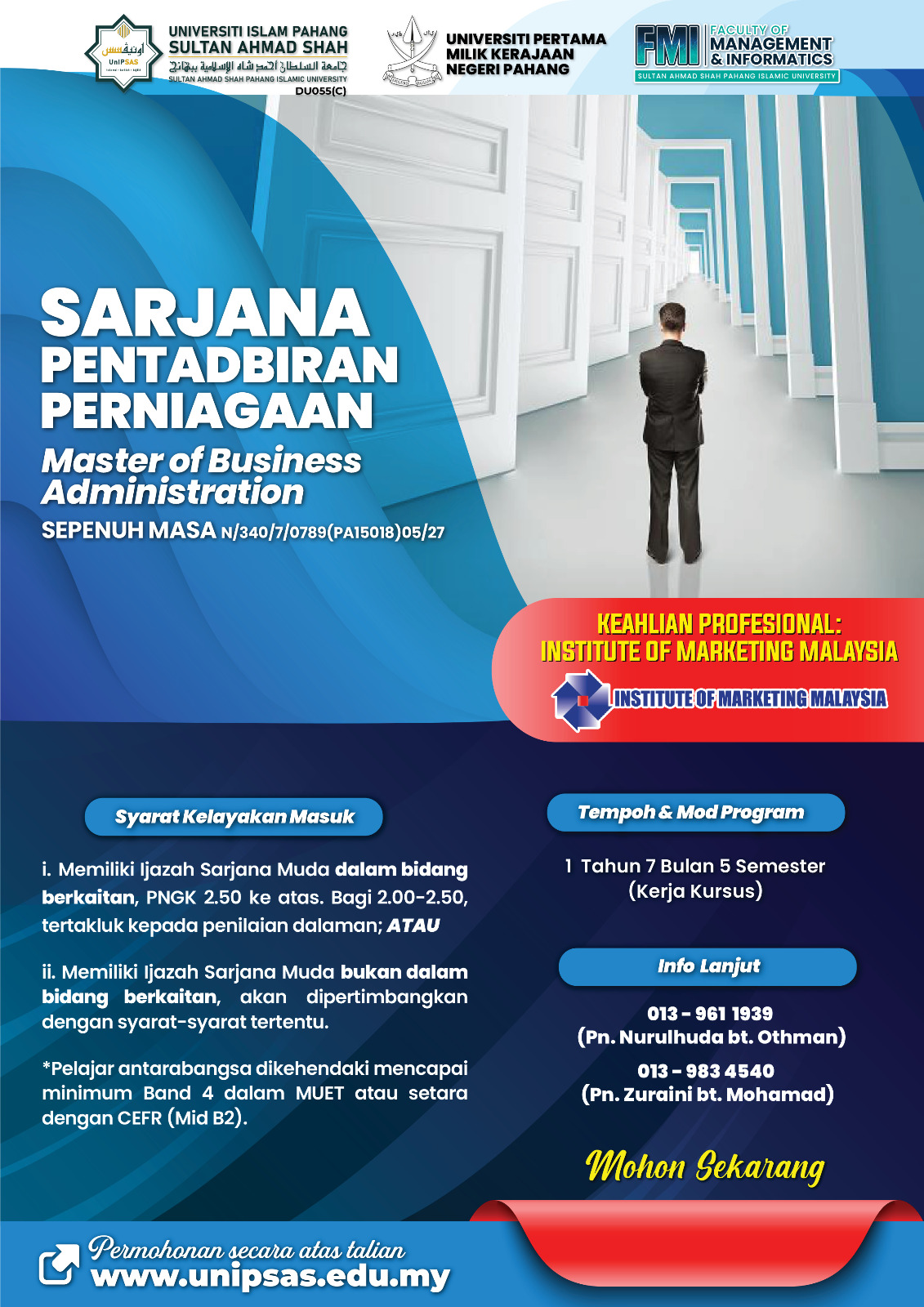 Sarjana Pentadbiran Perniagaan Jun 2024